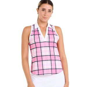 Sofibella Flora Lux Sleeveless Womens Golf Polo